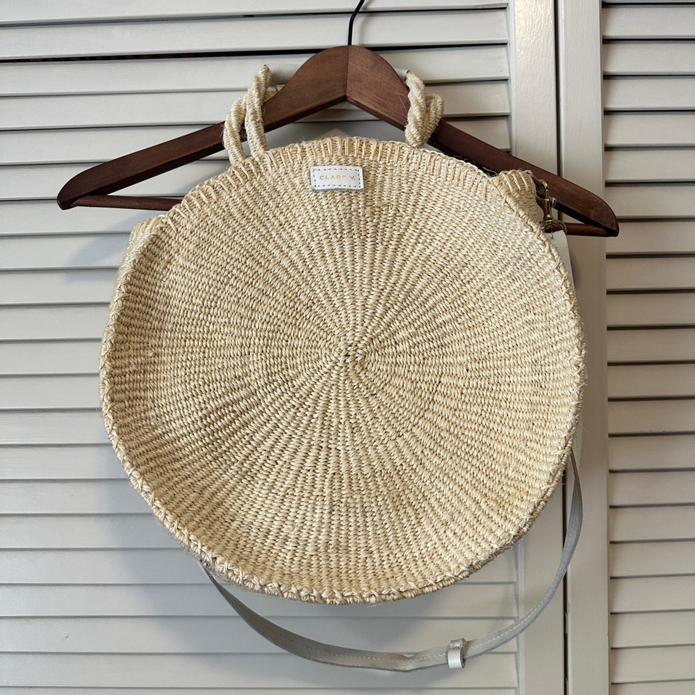 Clare V Alice straw bag
